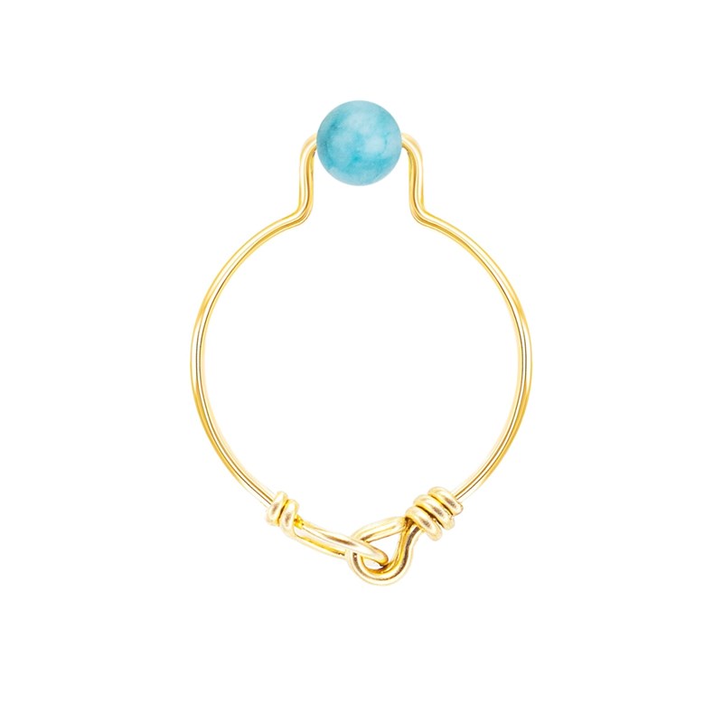 Maison Mutel - Bague aigue-marine taille 52