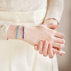 Bracelet howlite bleue xs