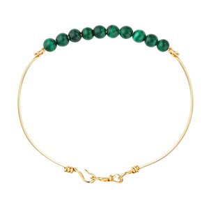 Bracelet malachite taille l