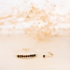 Bracelet œil-de-tigre taille m