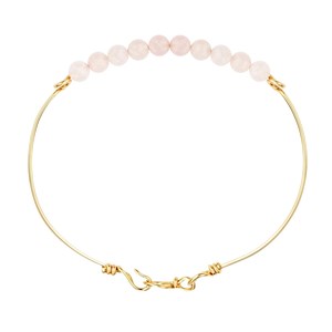 Bracelet quartz rose taille m