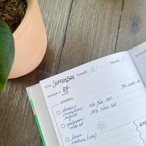 Mon planner 12 mois cascade