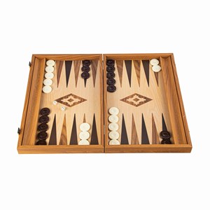 Backgammon 30cm type noyer hc