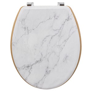 Abattant wc bois zinc lea