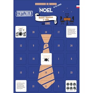 Calendrier homme bonnes manières à table