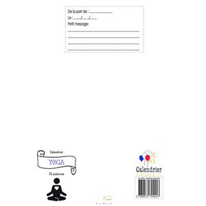Calendrier yoga 25 jours 25 postures