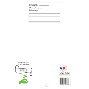 Calendrier 25 jours pour devenir écolo
