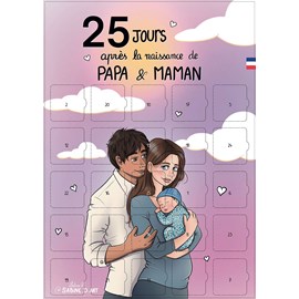 Calendrier naissance 25 premiers jours