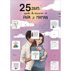 Calendrier naissance 25 premiers jours