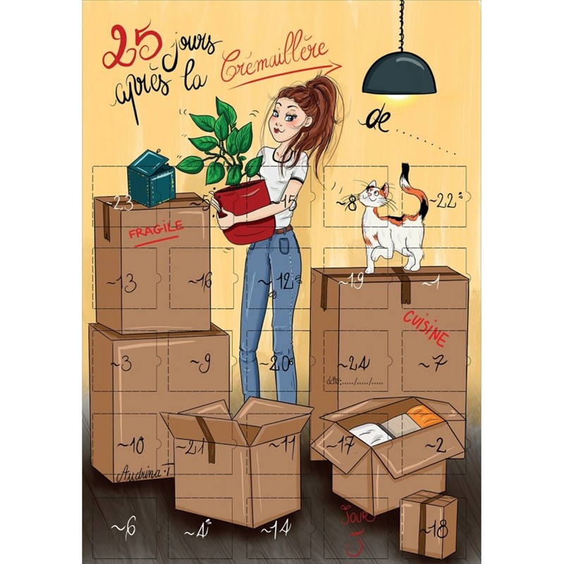 Calendrier Evènement - Calendrier de l'après crémaillère