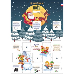 Calendrier avent traditionnel enfant