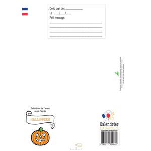 Calendrier halloween 25 farces