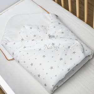 Oreiller plat en gaze de coton, jeanne