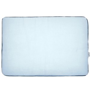 Oreiller plat en gaze de coton, jeanne