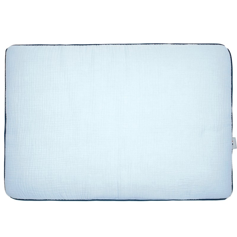 Oreiller plat en gaze de coton jeanne