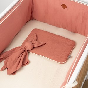 Oreiller plat en gaze de coton, jeanne