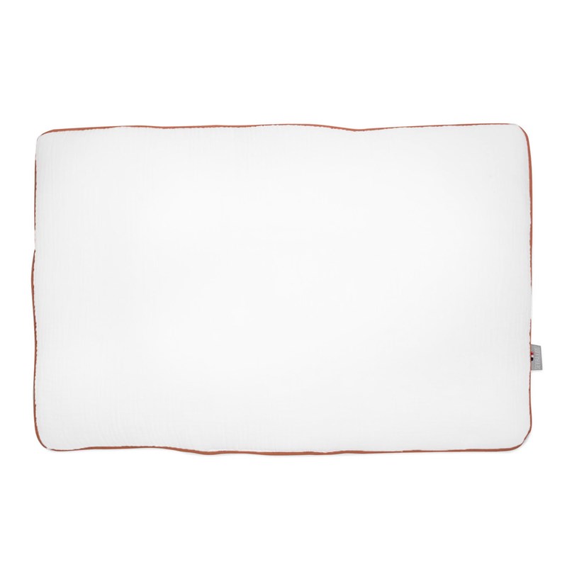 Oreiller plat en gaze de coton jeanne