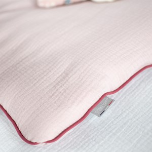 Oreiller plat en gaze de coton, jeanne