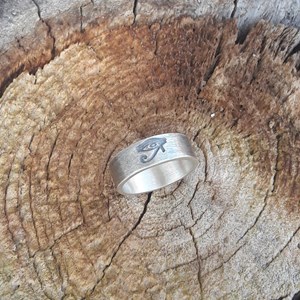 Bague ethnique oeil d'horus taille 58