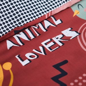 Housse de couette 140x200 happy