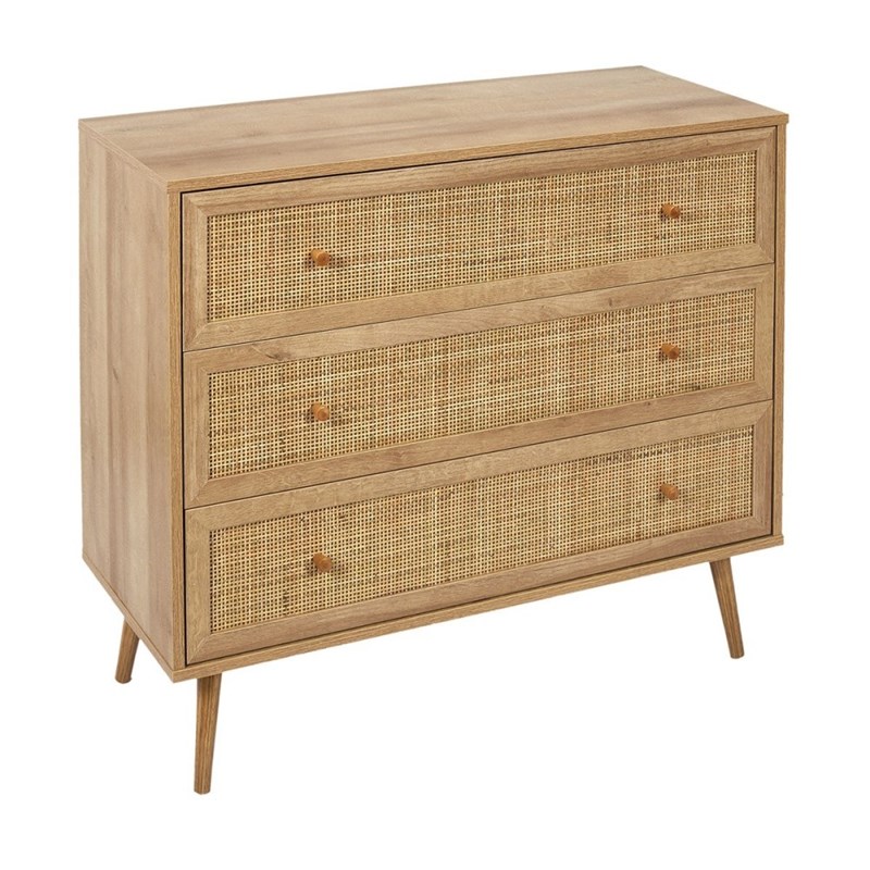 The Home Deco Factory - Commode 3 tiroirs bali