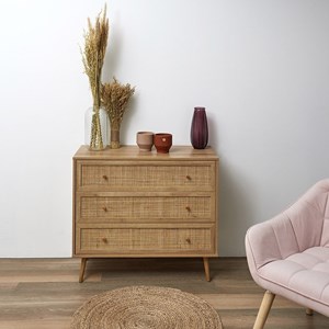 Commode 3 tiroirs bali