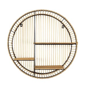 Etagère murale ronde java d53