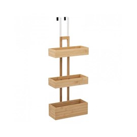 Étagère de porte 3 niveaux bambou