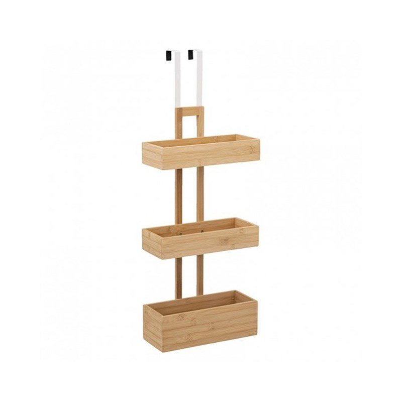 Étagère de porte 3 niveaux bambou