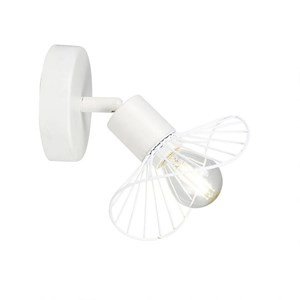 Applique spot orientable capeline blanc