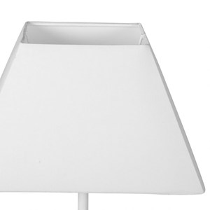 Lampe charme relief blanc