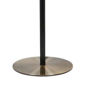 Lampe métal champignon doré