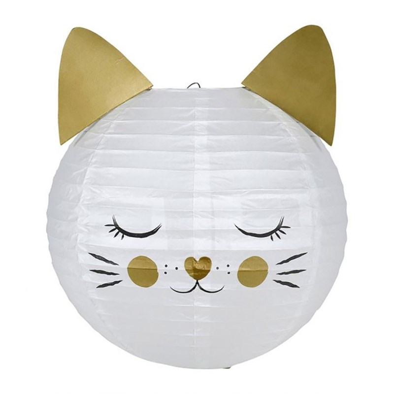 Decoratie - Suspension boule japonaise chat d35