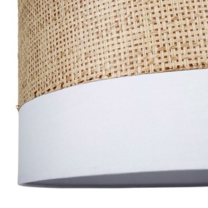 Suspension effet naturel blanc d35