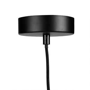 Suspension métal ajouré calathéa noir