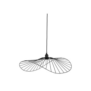 Suspension métal filaire ombrelles noir