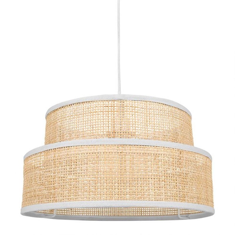 Suspension rotin yuca beige d35
