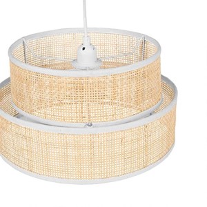 Suspension rotin yuca beige d35