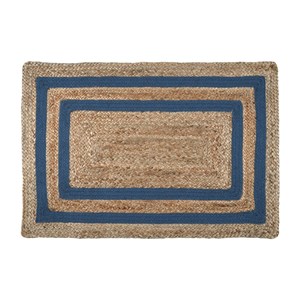 Tapis 60x90 cm berry orage jute coton