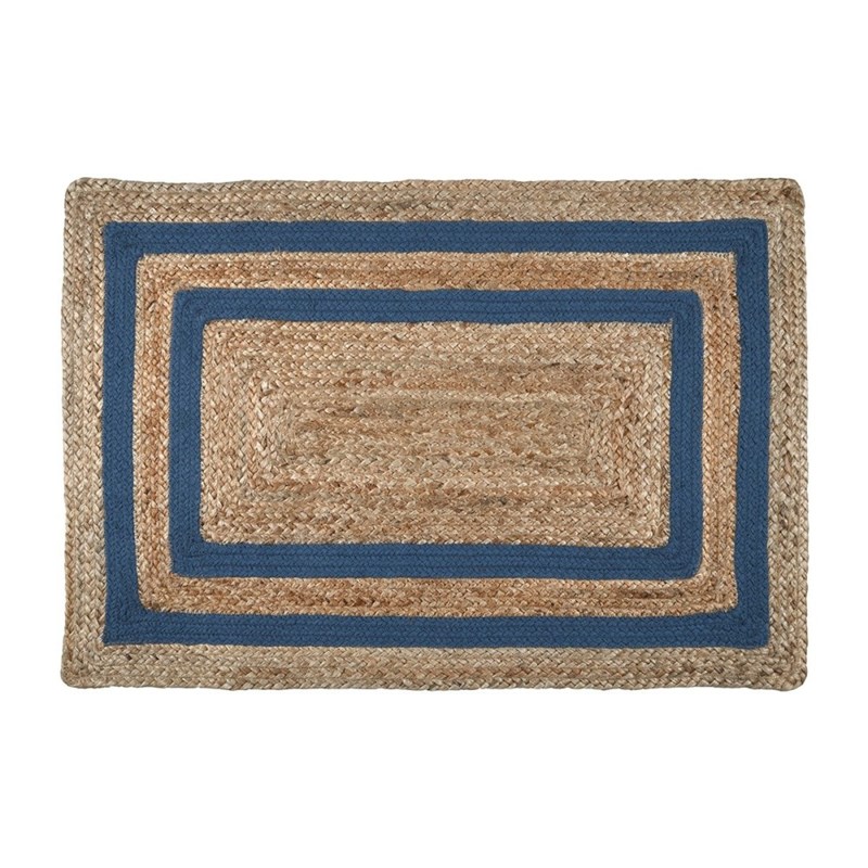 Lovely Casa - Tapis 60x90 cm berry orage jute coton