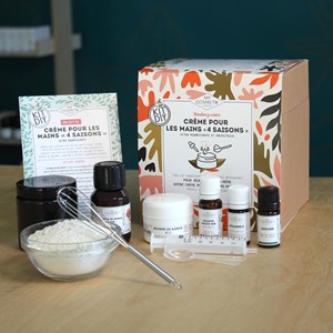 Coffret diy - crème de mains 4 saisons