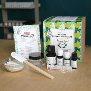 Coffret diy - masque détox et dépolluant