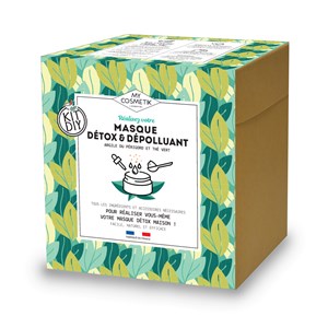 Coffret diy - masque détox et dépolluant