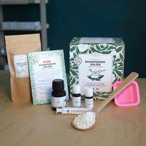 Coffret diy - shampooing solide démêlant