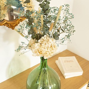 Bouquet de fleurs séchées Blanc