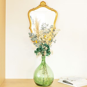 Bouquet de fleurs séchées Hortensia Vert