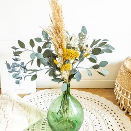 Bouquet de fleurs séchées Achillea Jaune