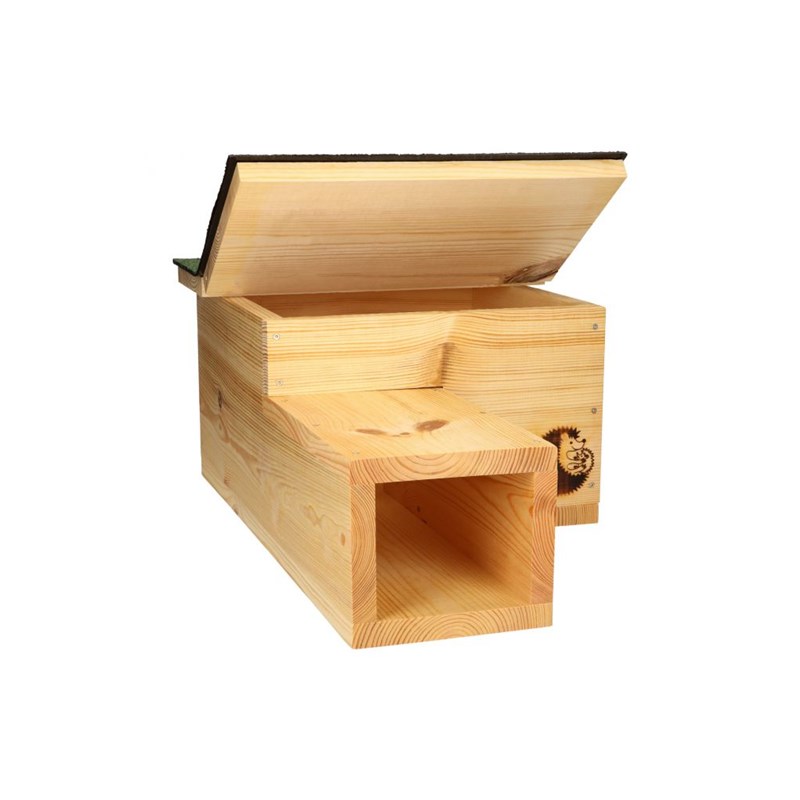 Abri à hérissons premium avec entrée