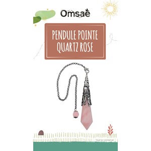 Pendule quartz rose métal design witch