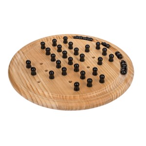 Jeu de solitaire en bois grand modèle